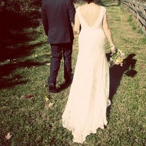 Beaded Lace Wedding Dress